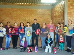 Prefeito Gilso prestigia encerramento de atividade na comunidade da Linha Graeff