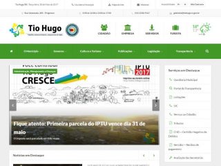 Site da prefeitura de Tio Hugo atinge nota máxima na Escala Brasil Transparente