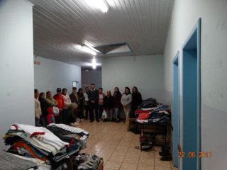 Mais de duas mil e quinhentas peças foram doadas na Campanha do Agasalho 2017 em Tio Hugo