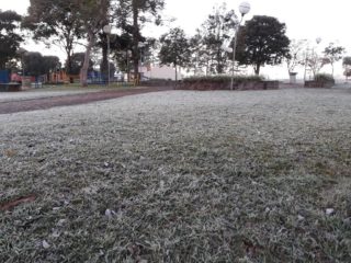Tio Hugo registra 3 graus negativos na madrugada