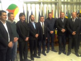 Gilso Paz participa da posse da nova diretoria da Associação Gaúcha de Municípios – AGM