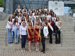 Rainha e Senhorita Turismo de Tio Hugo participam de evento promovido pela Rota das Terras Encantadas