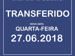 Atenção: Dia do Desafio adiado!