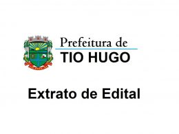 EXTRATO DE EDITAL DE CONTRATO TEMPORÁRIO Nº 021/2019