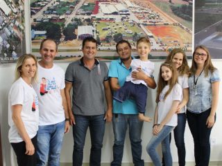 Administração Municipal de Tio Hugo recebe a visita de jovem palestrante