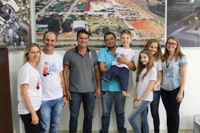 Administração Municipal de Tio Hugo recebe a visita de jovem palestrante