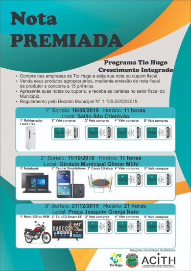 Iniciada a Campanha Nota Premiada 2019