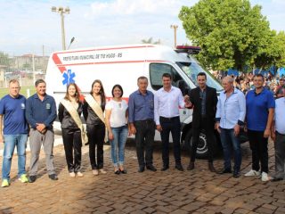 Nova conquista: Município de Tio Hugo adquire ambulância 0 Km