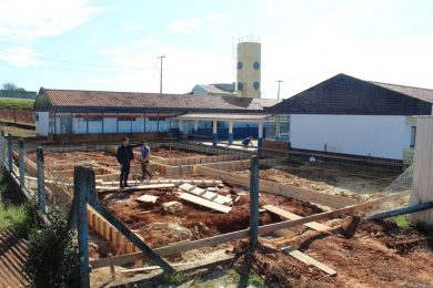 Mãos a obra: Iniciada ampliação da EMEI Arlindo Kerber