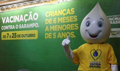 O Ministério da Saúde lança  campanha "Vacinação contra o Sarampo"