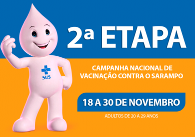 Campanha de Vacinação contra o Sarampo: Jovens de 20 a 29 anos deverão ser vacinados