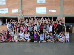 Mais de cem crianças participam da Colônia de Férias da Assistência Social e do Cras Mãos Amigas