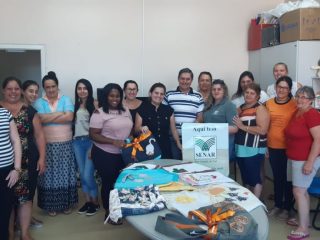 Assistência Social: Concluída a oficina de patchwork