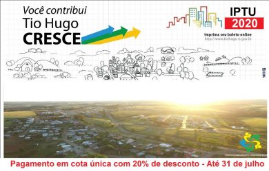IPTU 2020: Pagamento em cota única com 20% de desconto expira no dia 31 de julho