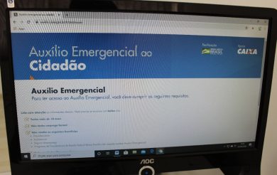Iniciado o cadastramento de cidadãos que receberão o auxílio emergencial do Governo Federal