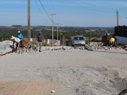 Pavimentação de ruas na área urbana