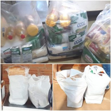 Famílias tio-huguenses em situação de vulnerabilidade receberam alimentos