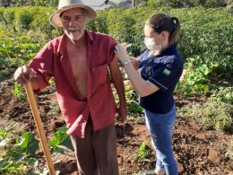 Tio Hugo se aproxima dos 500 vacinados contra a Covid-19