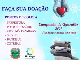 Campanha do Agasalho: Sua doação aquece uma vida