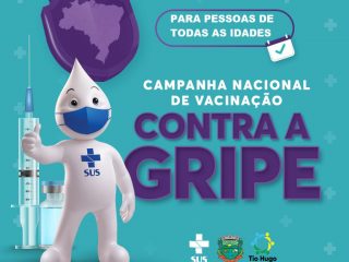 Vacina contra a gripe está disponível para pessoas de todas as idades