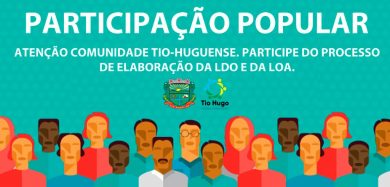 Participação da comunidade: Contribua com o processo de elaboração da LOA e da LDO