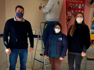 Mais conforto: Todas as salas de aula de Tio Hugo possuem ar condicionado