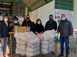 Secretaria de Assistência Social recebe alimentos arrecadados pela Cotrijal