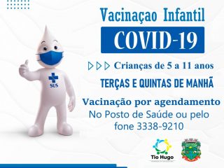 Todas as crianças de 5 a 11 anos poderão receber a vacina contra a Covid-19