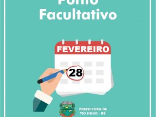 Ponto facultativo no dia 28 de fevereiro