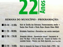 Tio Hugo 22 anos: Confira a programação da Semana do Município
