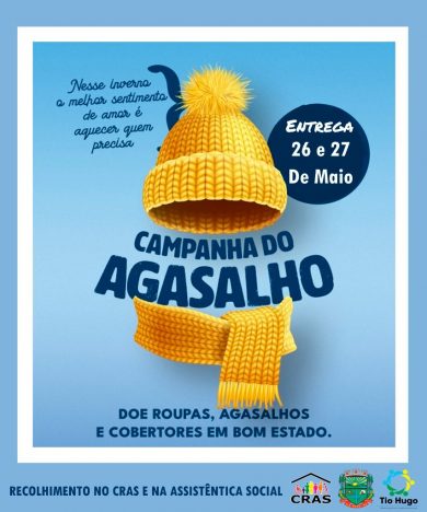 Campanha do Agasalho 2022: Ajude quem precisa!