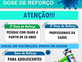 Doses de reforço: Vacinação Covid-19
