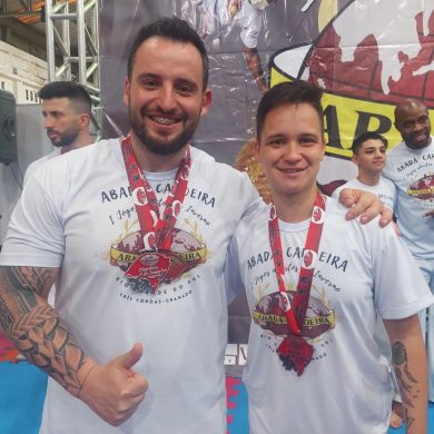Atleta tio-huguense se destaca nos 1º Jogos de Inverno Abadá Capoeira