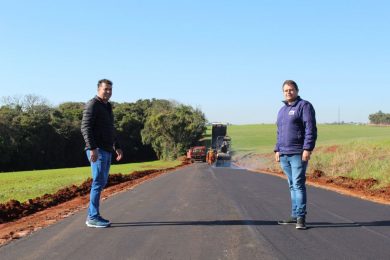 Investimento de mais de R$ 1,1 milhão de reais em pavimentação asfáltica