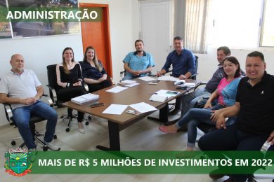 Reunião aborda o Natal Iluminado e investimentos superiores a R$ 5 milhões feitos pela Administração Municipal em 2022
