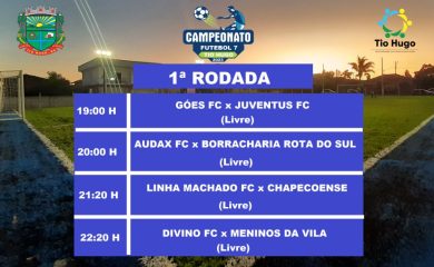 Abertura do Campeonato de Futebol Sete de Tio Hugo acontece na sexta-feira 10 de fevereiro