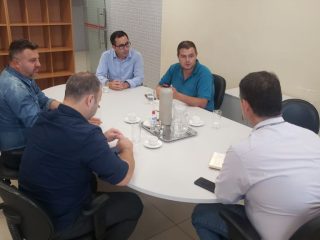 Geder Follmer participa de reunião na Secretaria de Segurança Pública