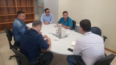 Geder Follmer participa de reunião na Secretaria de Segurança Pública
