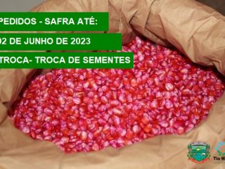 Aberto o período para pedidos de sementes através do Programa Troca-Troca