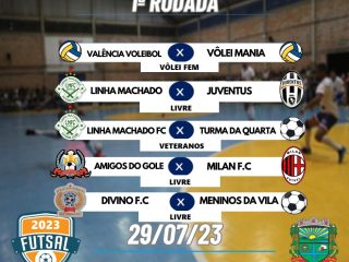 Campeonato Municipal de Futsal e Voleibol de Tio Hugo será iniciado no dia 29 de julho