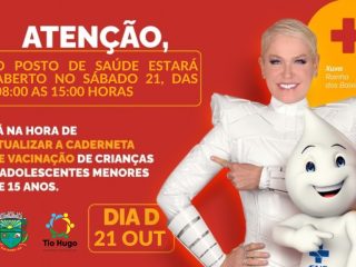 Dia D da Campanha de Multivacinação (Atualização da carteira vacinal) acontece neste sábado 21 de outubro