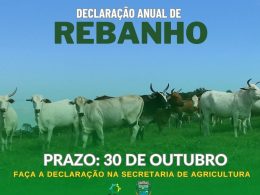 ATENÇÃO: Últimos dias para efetuar a Declaração Anual de Rebanho