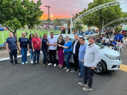 NOVA CONQUISTA: Administração Municipal  de Tio Hugo adquire veículo 0KM para a Saúde