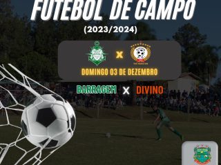 Abertura do Campeonato Municipal de Futebol de Campo acontece no domingo 03 de dezembro