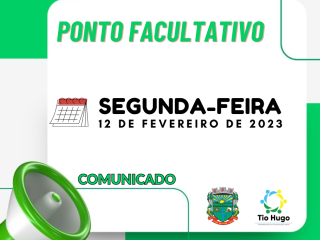 Ponto Facultativo nos Serviços Públicos Municipais