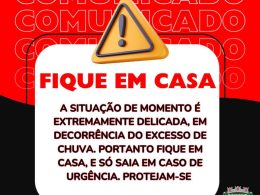 Evite sair de casa sem necessidade