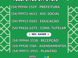 TELEFONES ÚTEIS