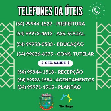 TELEFONES ÚTEIS