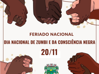 20 DE NOVEMBRO – FERIADO NACIONAL! Dia Nacional de Zumbi e da Consciência Negra