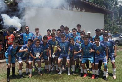 Tio Hugo conquista dois títulos e um vice na Copa Regional de Futebol de Campo Categorias de Base LDR